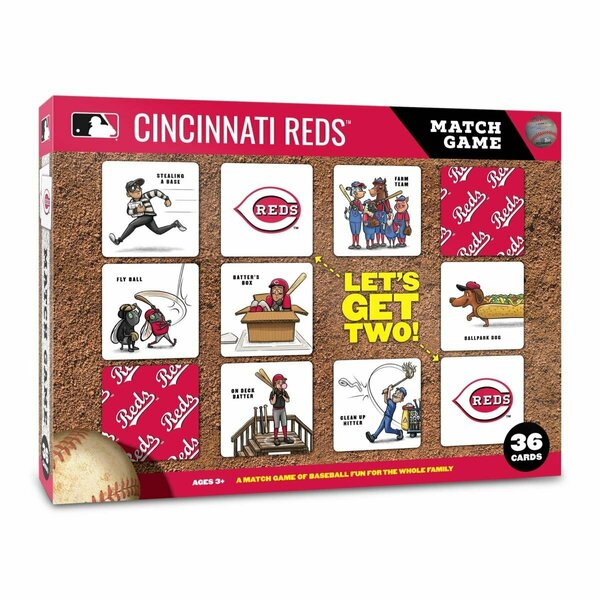 Youthefan MLB Cincinnati Reds Licensed Memory Match Game 2500690